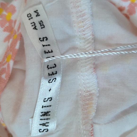 Saints + Secrets Women's Size US M Pink Floral Print Halter Dress New with Tags - Picture 7 of 14